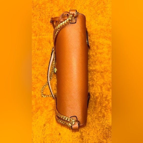 Cromia Maeva Genuine Italian Saffiano Leather Crossbody Satchel - Picture 9 of 13